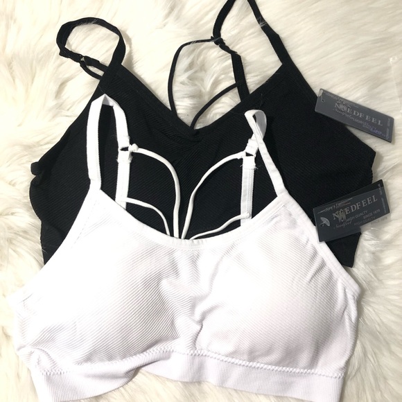 Plus Size Ribbed Cage Bras - Picture 6 of 6